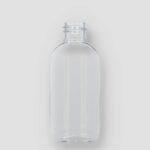 Picture: plastic fles 50 ml pet transparant oval 20-410