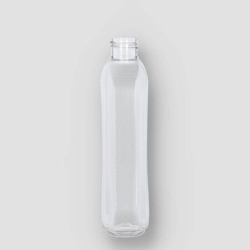 Picture: plastic fles 250 ml pet transparant oval 24-410