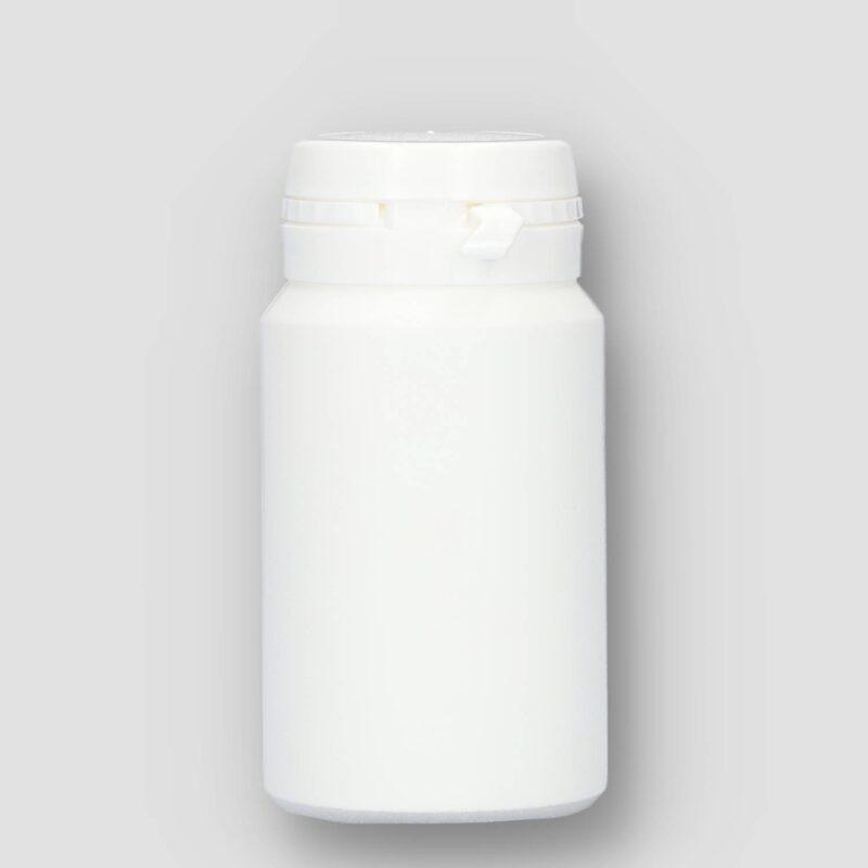 Picture: plastic container (pill-jar) 50 ml pp wit h21mm