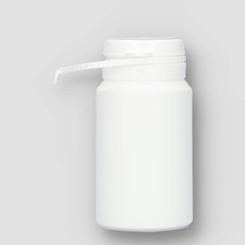Picture: plastic container (pill-jar) 50 ml pp wit h21mm