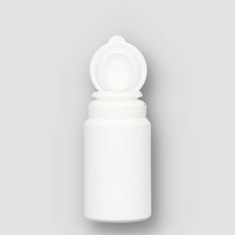 Picture: plastic container (pill-jar) 50 ml pp wit h21mm