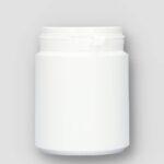 Picture: plastic container (pill-jar) 200 ml pe wit h47mm
