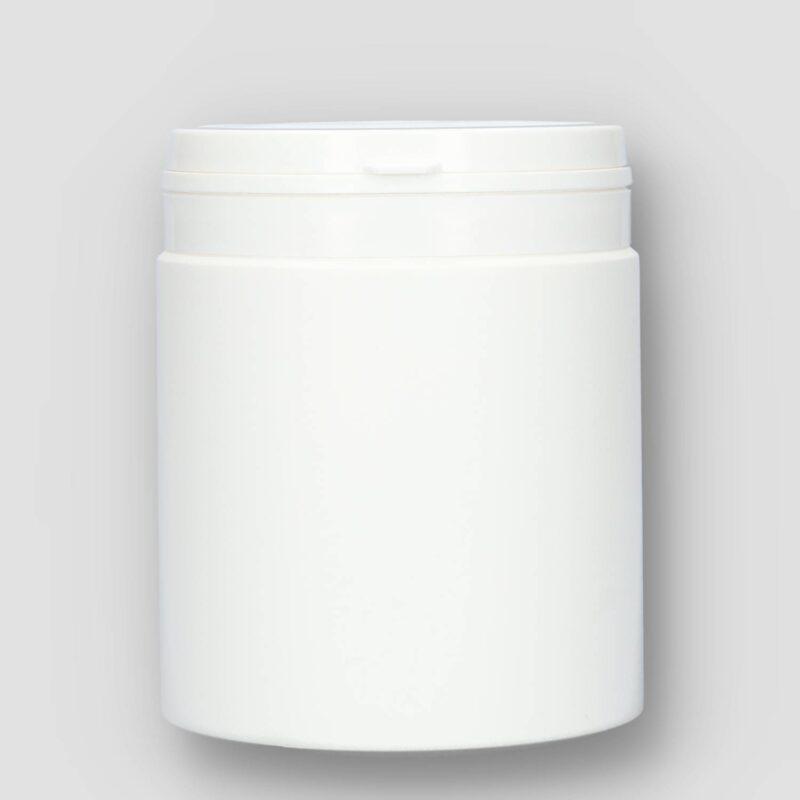 Picture: plastic container (pill-jar) 750 ml pe wit 82mm