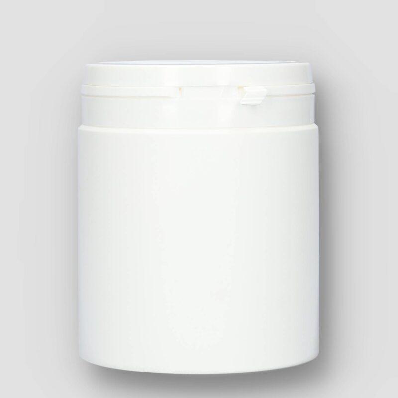 Picture: plastic container (pill-jar) 750 ml pe wit 82mm