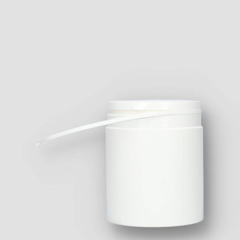 Picture: plastic container (pill-jar) 750 ml pe wit 82mm