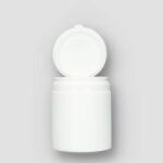 Picture: plastic container (pill-jar) 750 ml pe wit 82mm