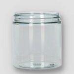 Picture: plastic pot 250 ml r-pet transparant straight 70sp400